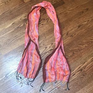 Beautiful Peach-Orange Scarf